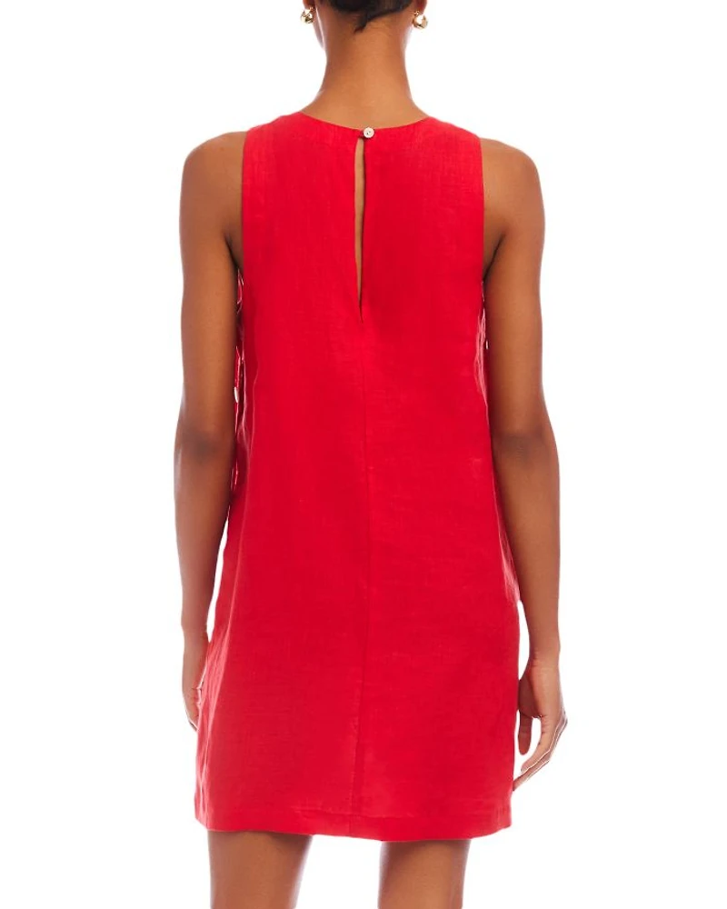 Clarice Side Button Shift Dress