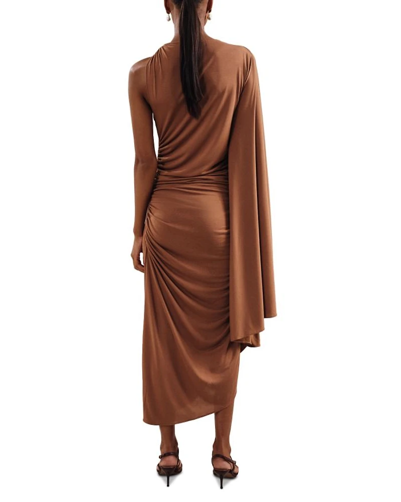 Kyra Cape Sleeve Jersey Dress