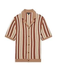 Carrington Crochet Camp Shirt