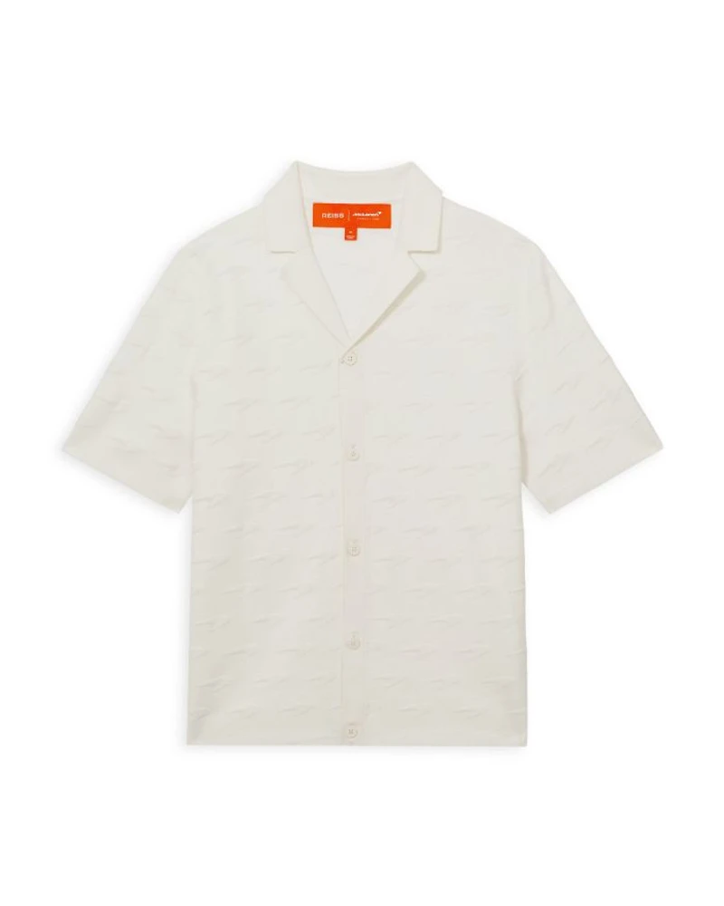 Speedmark Knitted Short Sleeve Camp Shirt
