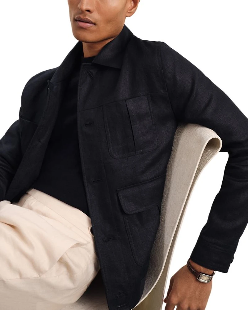 Linen Four Pocket Jacket