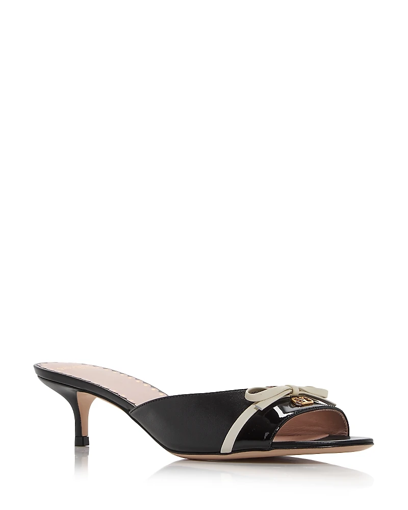 Valentino Garavani Women's VLogo Bepointy Bow Slide Sandals