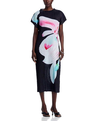 Nancy Yang Flower Print Dress