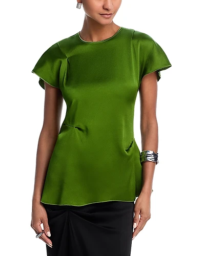 Victoria Beckham Pleated Top