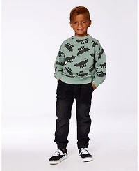 Boys' French Terry Denim Jogger Pant Jeans - Baby