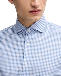 Hank Slim Fit Check Dress Shirt