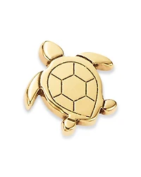 14K Yellow Gold Itty Bitty Turtle Stud Earring