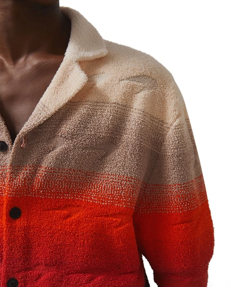 Short Sleeve Knitted Towelling Shirt