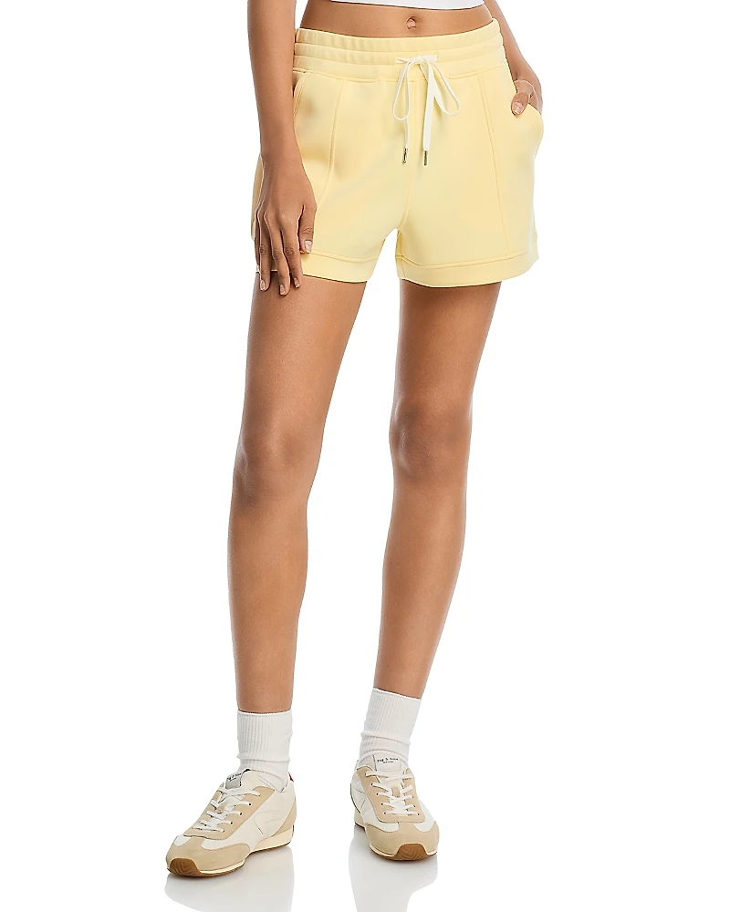 Aqua Athletics Ultra Luxe Pintucked Shorts - Exclusive