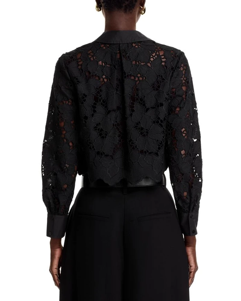 Seychelle Lace Button Front Shirt