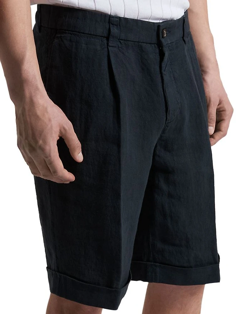 Linen Bermuda Shorts