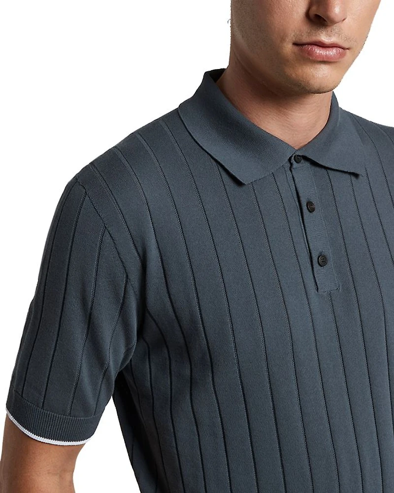 Short Sleeve Polo Sweater