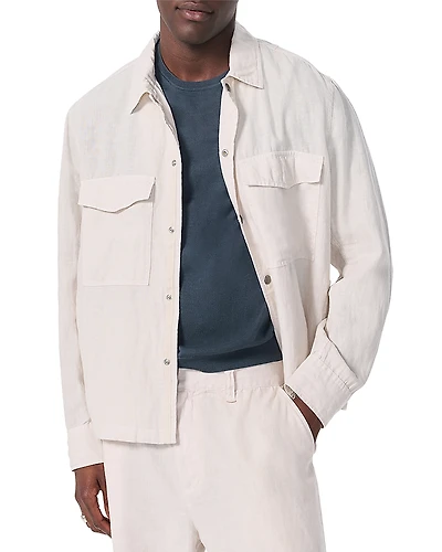 rag & bone Angus Linen Shirt Jacket