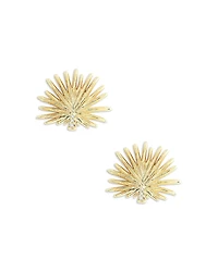 Anabel Aram Pave Palm Stud Earrings
