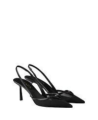 Prada Women's Mesh Fabric Slingback Pumps