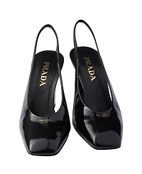 Women's Patent Leather Slingback Pumps