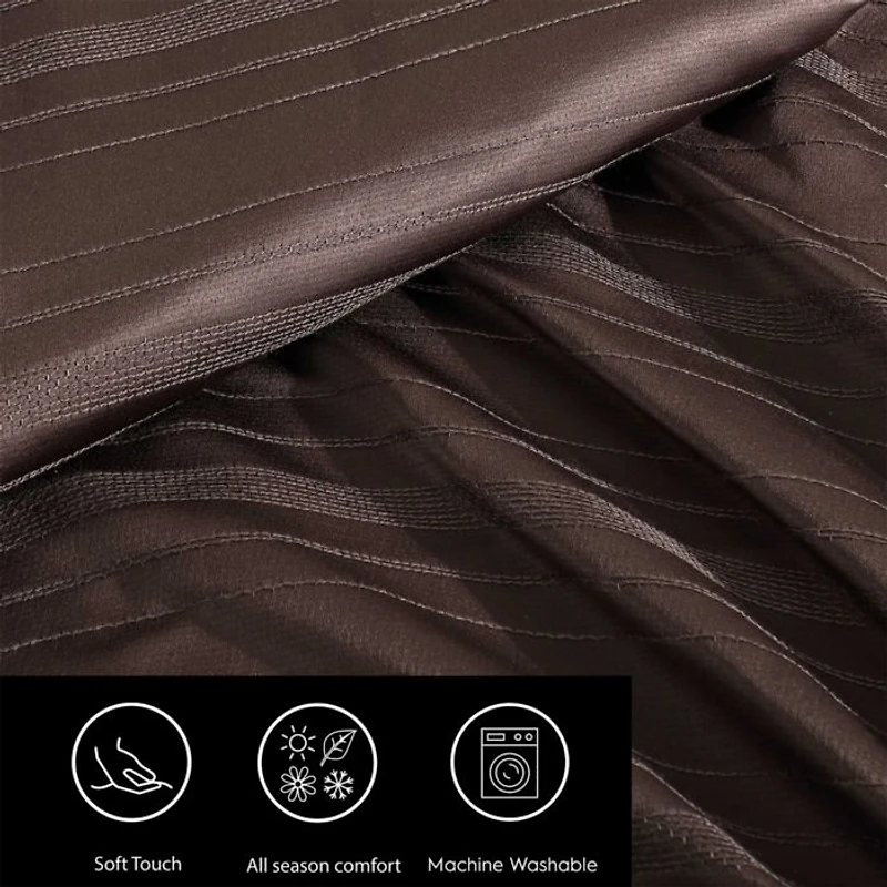 Illusion Lines 3 Piece Bedding Set