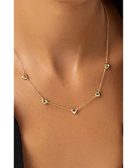 Lev Mini Station Heart Necklace