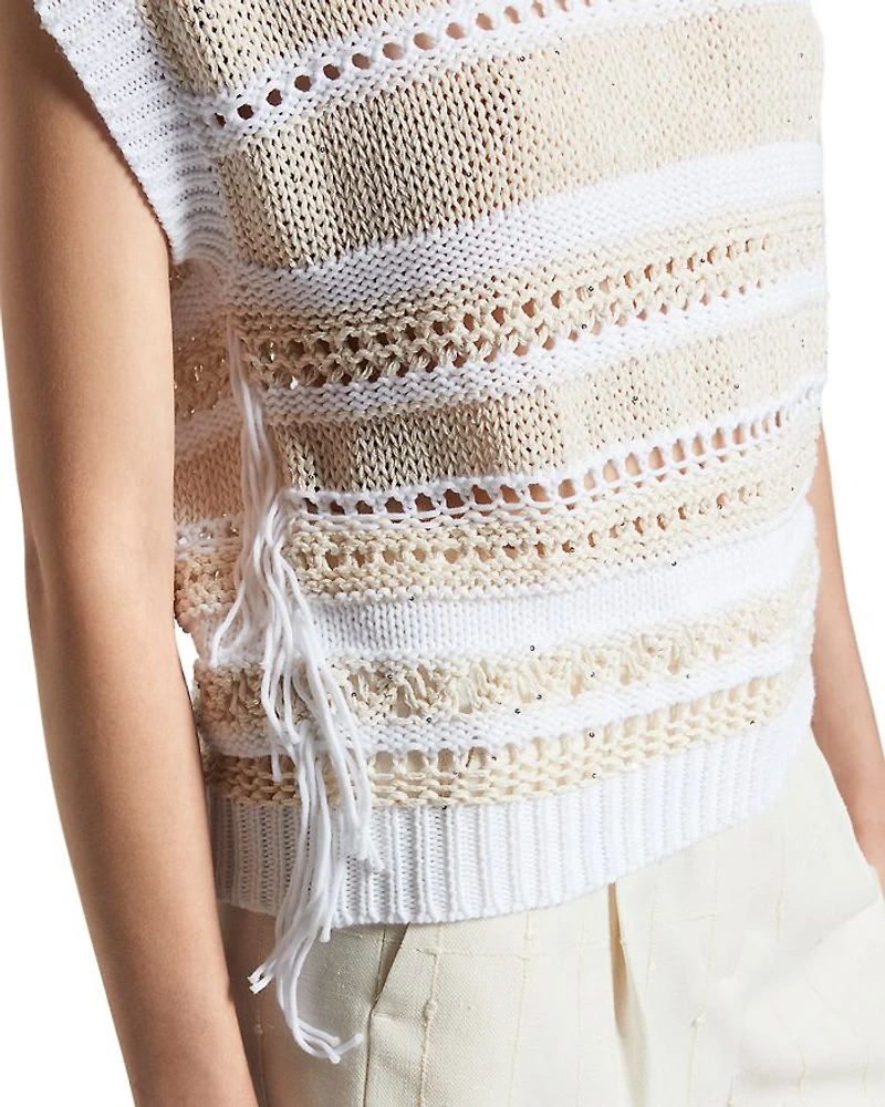 Oversized Open Knit Sweater