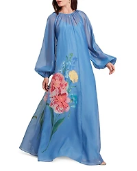 Ted Baker Niicoh Volume Sleeve Organza Maxi Dress