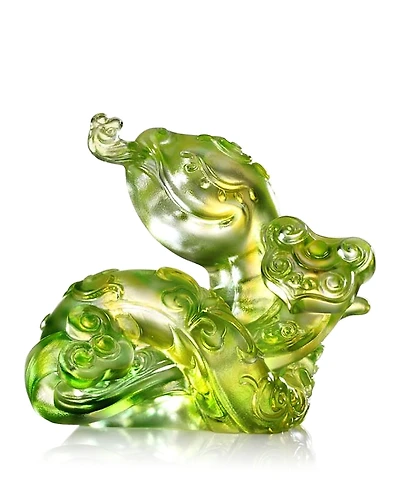 Liuli Ruyi's Twelve Blessings - Clever Little Snake Zodiac Crystal Figurine