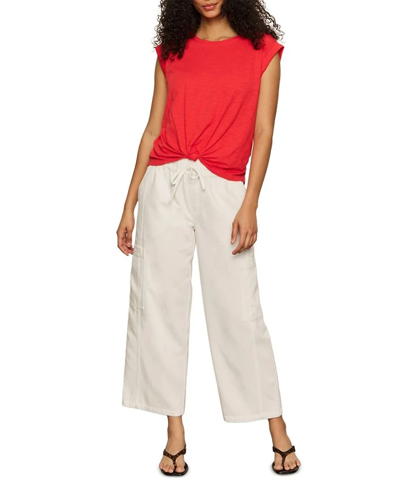 Knotted Hem Muscle Tee