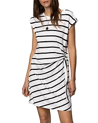 Sanctuary Side Tie T Shirt Dress
