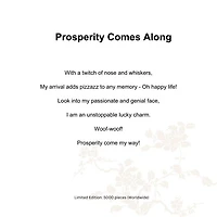 Prosperity Comes Along - Year of the Dog Zodiac Crystal Figurine