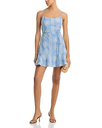 Aqua Cosmo Eyelet Dress - Exclusive