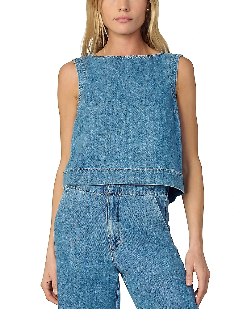 Joe's Jeans The Boat Neck Denim Top