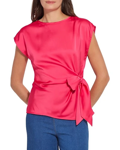 Rosalia Tie Drape Top