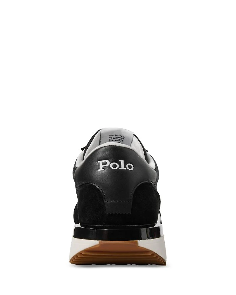 Train 89 Suede Paneled Sneaker