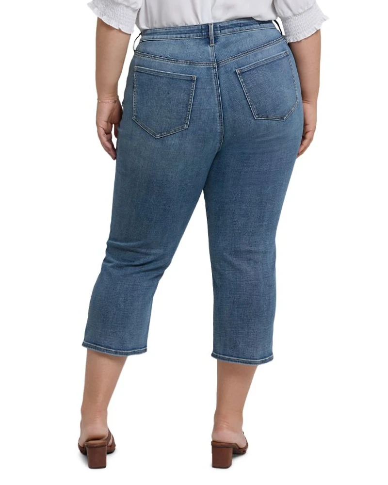 Joni Relaxed Capri Jeans Majorca Bay