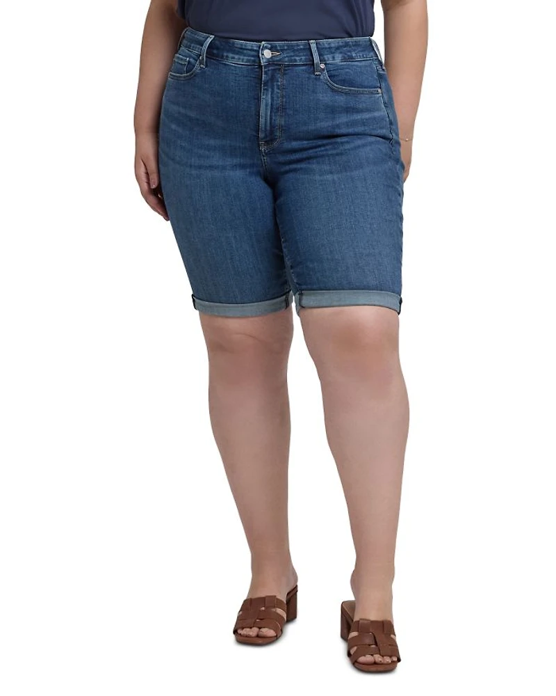 Briella Roll Cuff Jean Shorts Valencia Surf