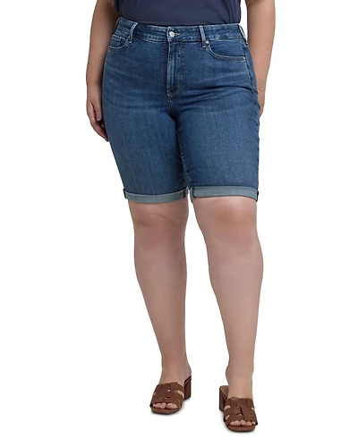 Briella Roll Cuff Jean Shorts Valencia Surf
