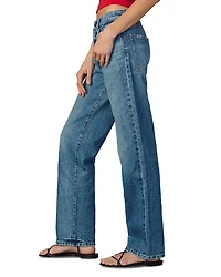 The 90s Niki High Rise Straight Jeans Aglow
