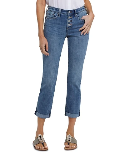 Sheri High Rise Ankle Slim Leg Jeans Majorca Bay