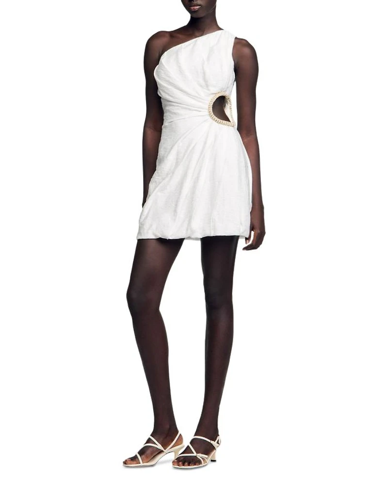 Dalida Asymmetric Short Dress