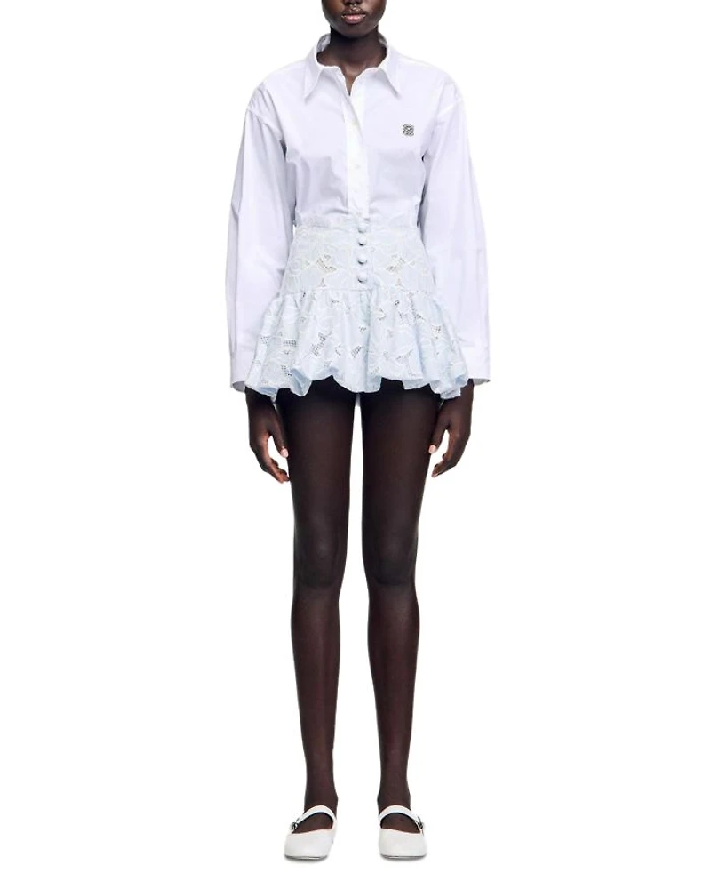 Rosane Lace Mini Skirt