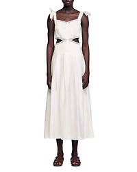 Solena Lace Trim Maxi Dress