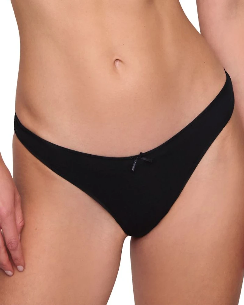 Pima Stretch Cotton Thong