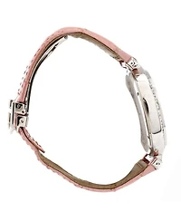 Pasha de Cartier Automatic Watch in White Gold and Alligator with Diamond Bezel and Mother of Pearl 42mm