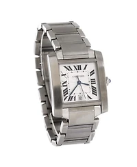 Tank Francaise Automatic Watch in Stainless Steel 28mm