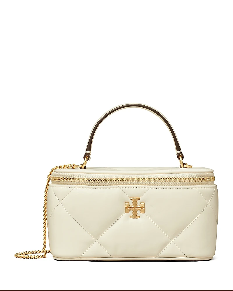 Tory Burch Kira Diamond Quilted Leather Vanity Bag