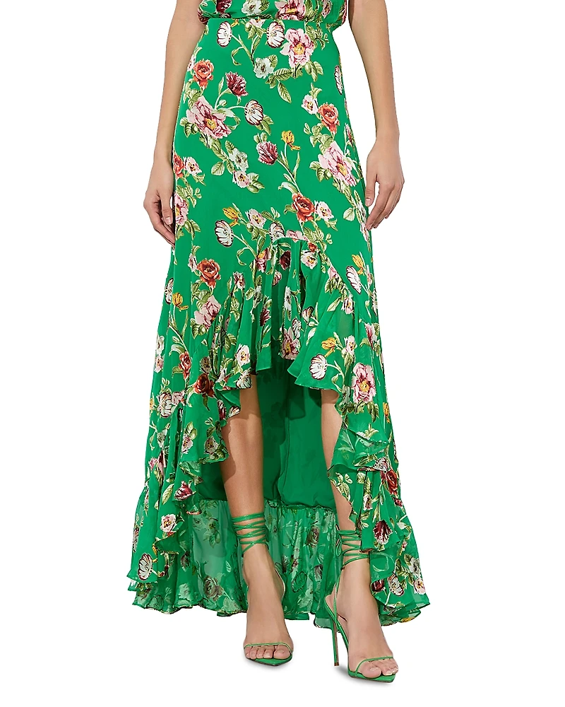 Alice and Oliva Soraya Faux Wrap Skirt