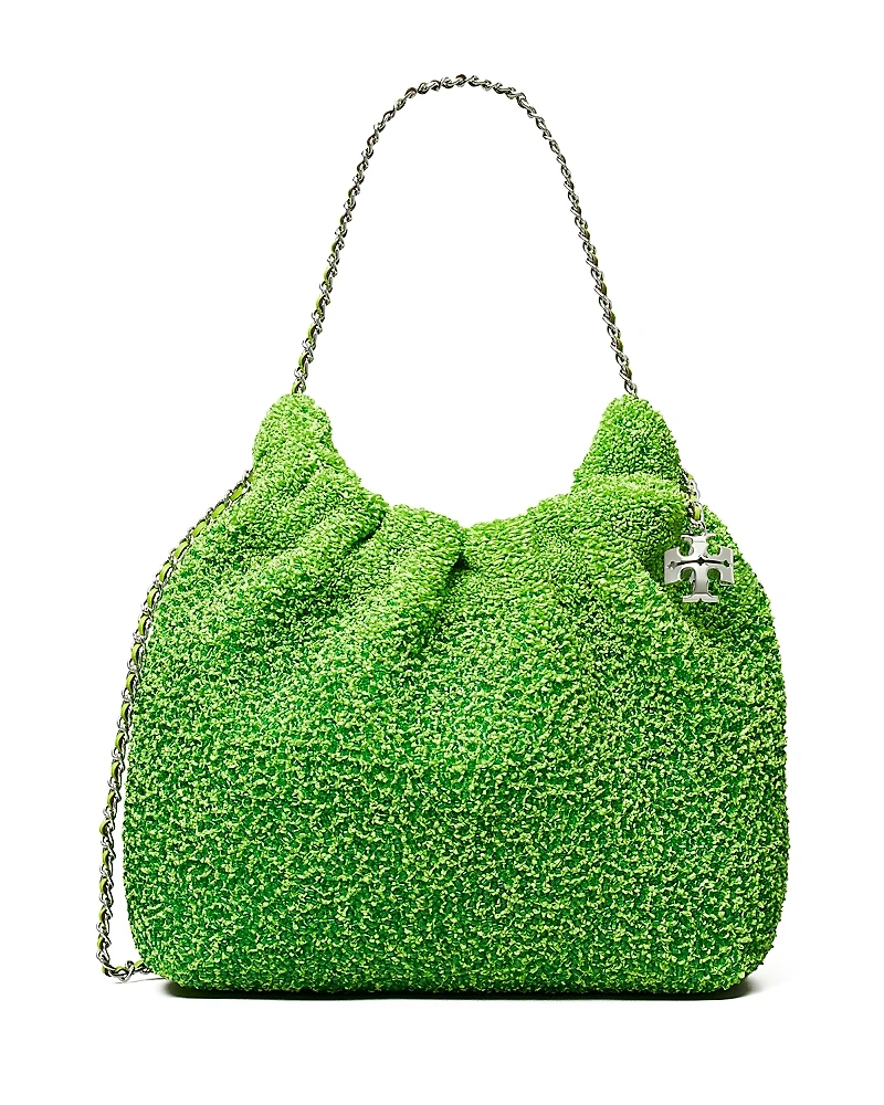 Tory Burch x BonBon Fleming Embellished Mini Hobo Bag