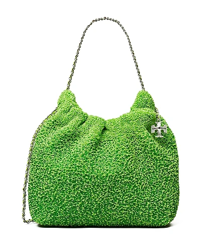 Tory Burch x BonBon Fleming Embellished Mini Hobo Bag