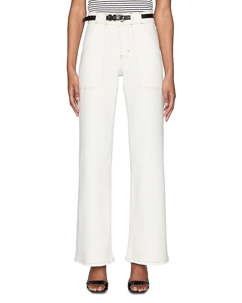 Frame Modern Pocket Wide Leg Jeans