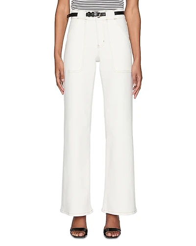 Frame Modern Pocket Wide Leg Jeans