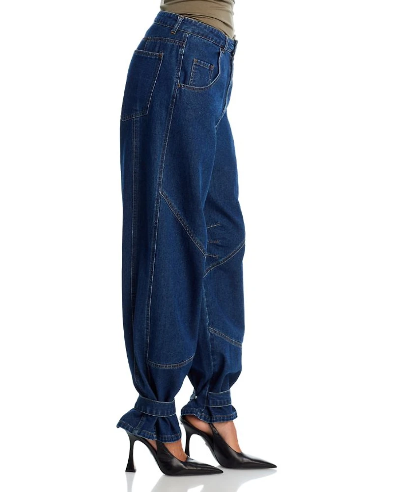 Tre High Rise Jeans Dark Blue